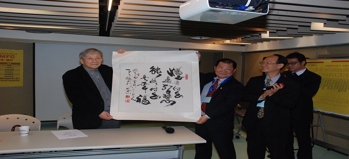 左起李行導演、鄧有立榮譽理事長、李天礢理事長